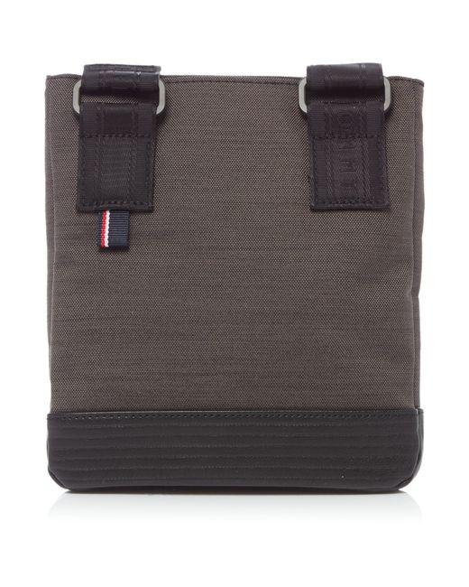 Tommy hilfiger Ethank Mini Flat Crossover Bag in Gray for Men (Grey