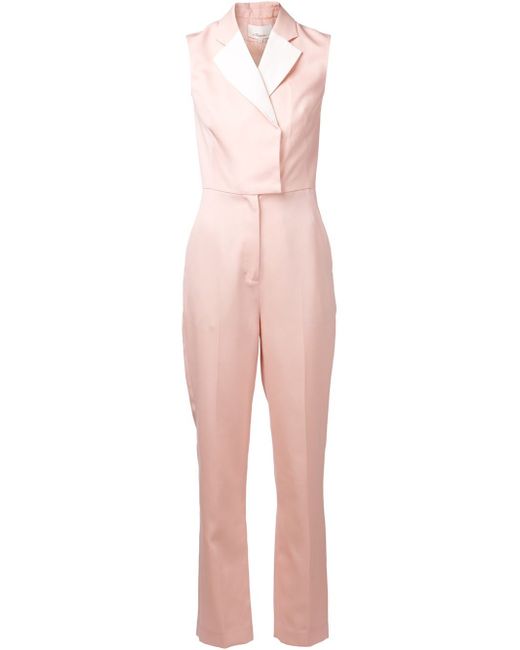 3.1 Phillip Lim Pink Tuxedo Jumpsuit