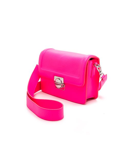 Marc By Marc Jacobs Top Schooly Messenger Bag  Neon Pink
