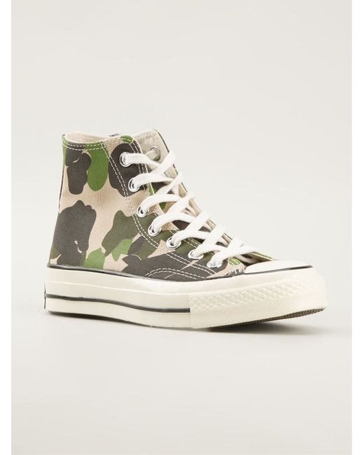 Converse Camouflage 'Chuck Taylor' Hi-Top Sneakers in Green for Men | Lyst