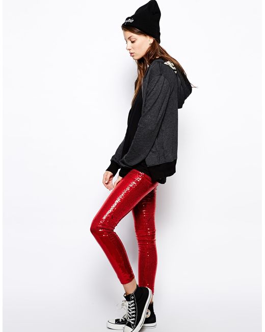 Wildfox Raquel Sequin Skinny Jeans in 