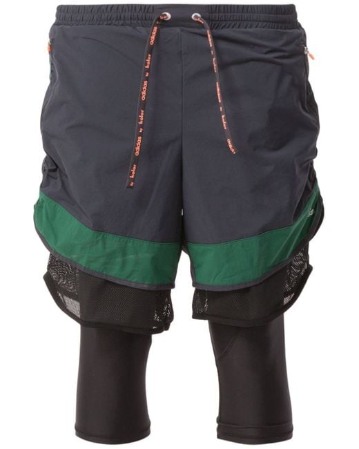 adidas Originals Kolor X Adidas Track Shorts in Black for Men Lyst