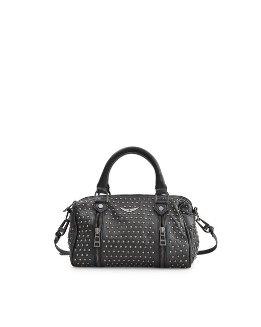 Zadig & Voltaire Gray Xs Sunny Studs Bag