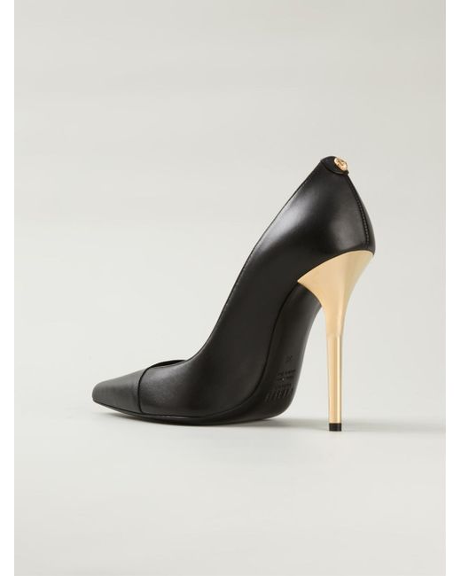 Giuseppe Zanotti Giuseppe Zanotti, black suede peep toe platform shoots  with golden heel in size 39. - Unique Designer Pieces