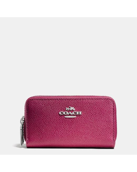 Coach zip top coin purse