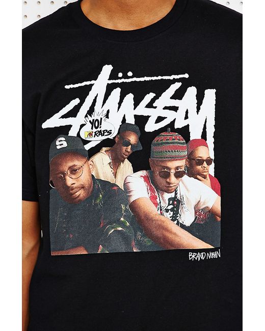 Stussy X Yo Mtv Raps Brand Nubian Tee in Black for Men | Lyst UK