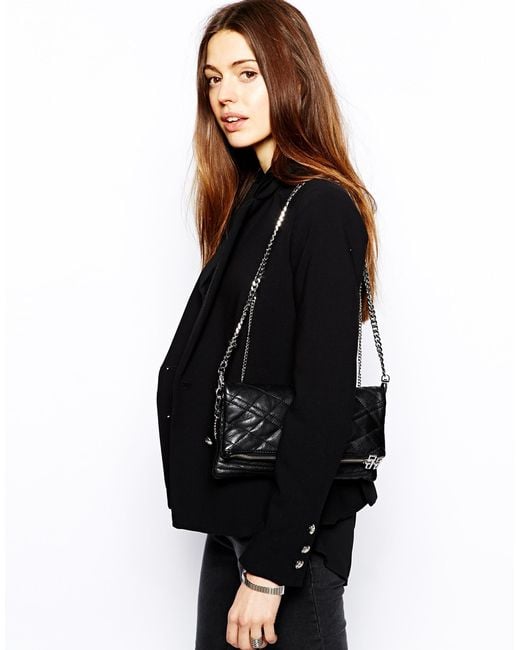 Zadig & Voltaire Zadig Voltaire Rock Quilted Bag with Detachable Chain  Strap in Black | Lyst