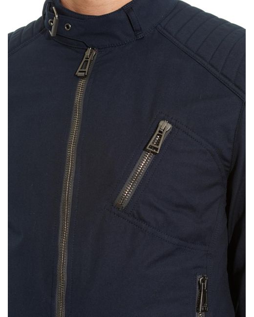 Belstaff K-Racer Cotton Field Jacket in Blue for Men | Lyst