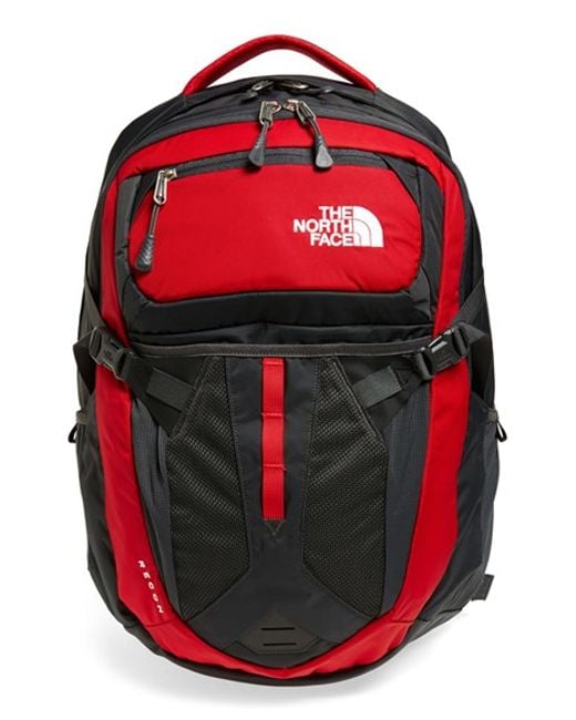 The north face 'recon' Backpack in Red for Men (TNF RED/ASPHALT GREY
