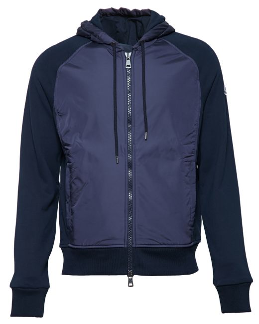 Moncler Maglia Hooded Jacket in Blue for Men Lyst