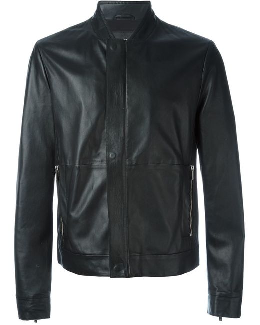 LEATHER JACKET EMPORIO leather jacket emporio: