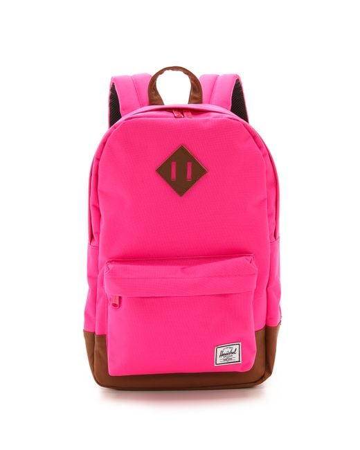Herschel Supply Co. Heritage Mid Backpack Neon Pink