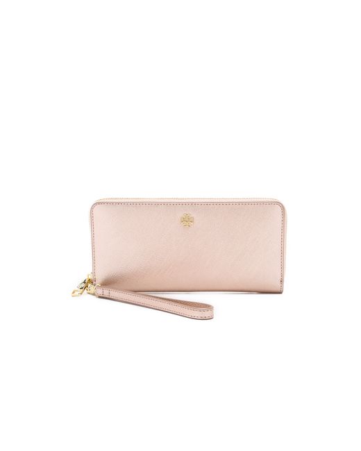 国内即発♪ Tory Burch☆york ZIP PASSPORT CONTINENTAL WALLET Tory Burch York Zip Passport Continental Wallet - Rose Gold