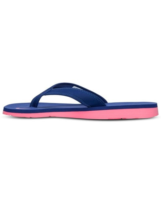 Nike Women's Celso Girl Thong Sandals From Finish Line in Blue