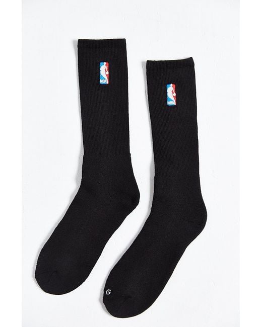 Urban Outfitters Black Nba Logo Crew Sock for men