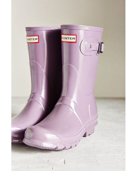 Magenta hunter boots deals