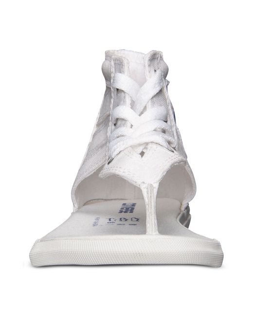White converse thong sandals deals