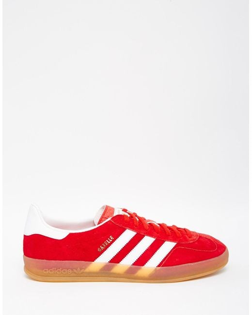 Adidas Red Gazelle Indoor Trainers for men