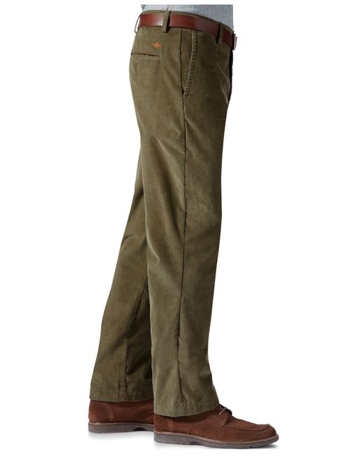 Dockers D2 Straight-fit Field Khaki Corduroy Pants in Green for Men | Lyst