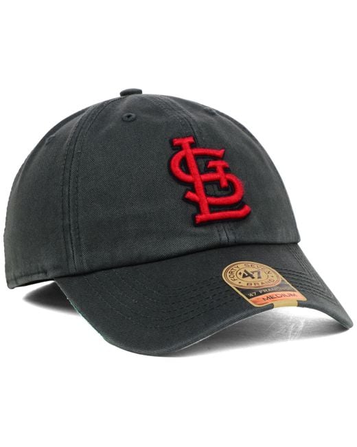 47 Brand Gray St. Louis Cardinals Mlb Hot Corner Franchise Cap for men