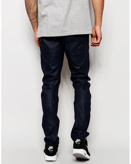 Arc 3d slim jeans dark sale aged