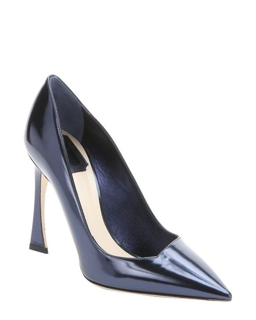 dior heels blue