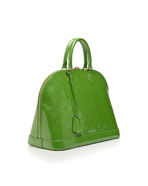 Louis Vuitton Dark Green Monogram Vernis Alma GM Bag at 1stDibs  louis  vuitton dark green bag, louis vuitton darkgreen wallpaper, dark green louis  vuitton bag