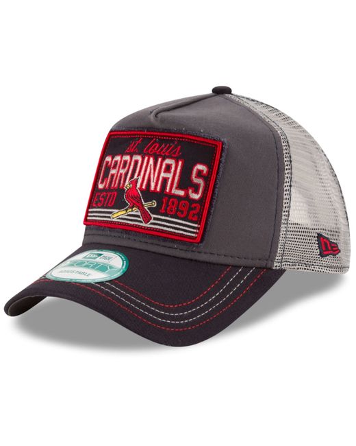 New Era Men's Pink St. Louis Cardinals Sky Aqua Undervisor 9FIFTY Snapback Hat - Pink