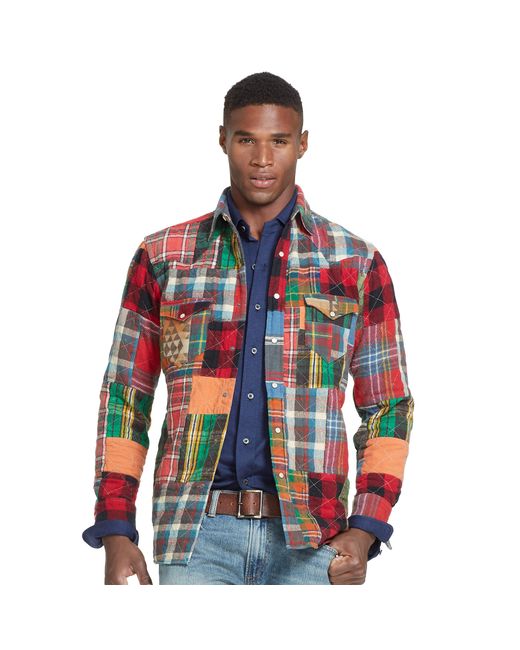 Polo Ralph Lauren Multicolor Patchwork Western Shirt for men