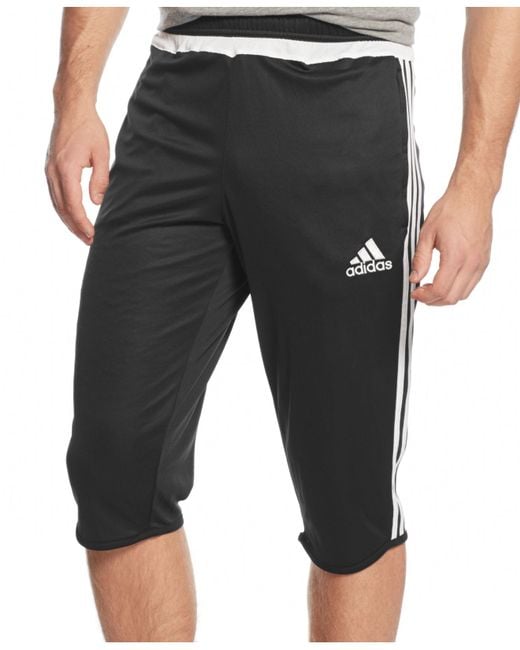 Adidas Originals Black Tiro 15 3/4 Length Climacool® Training Pants for men