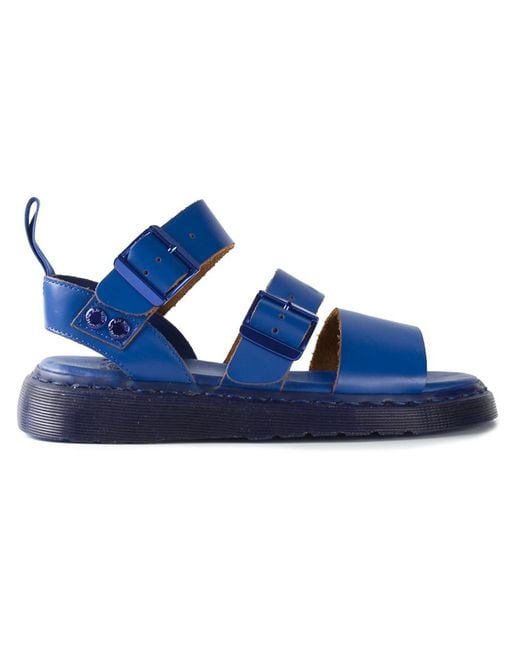 Dr. Martens Blue 'Gryphon' Sandals