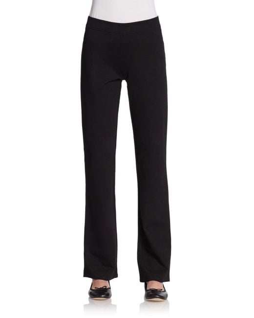 Max Studio Stretch Bootcut Pants in Black Lyst