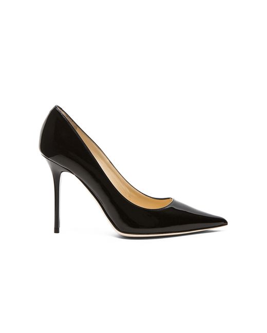 jimmy choo abel black patent
