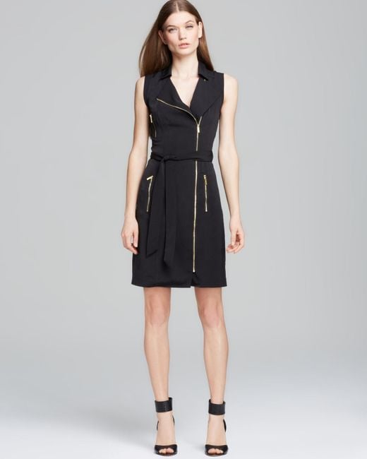 Descubrir 87+ imagen calvin klein zip front dress Thptnganamst.edu.vn