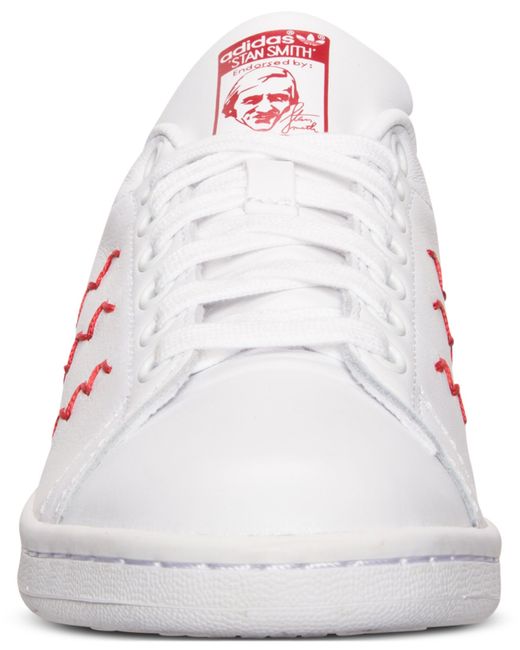 Originals Women's Stan Smith Sneakers From Finish Line Red | Lyst