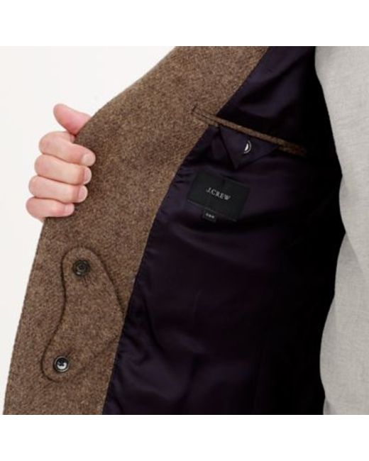 J.Crew Ludlow Fielding Sportcoat In Harris Tweed Wool in Brown for