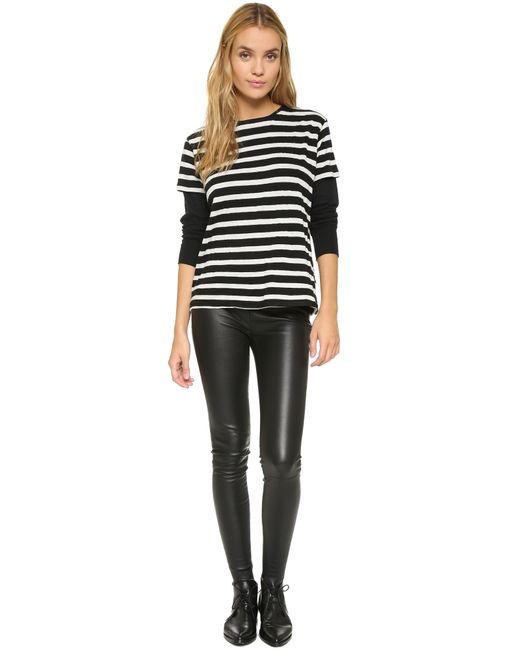 Mackage Stretch Leather Pants in Black Lyst