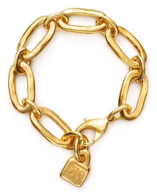 Uno de 50 Awesome Bracelet in Gold Lyst