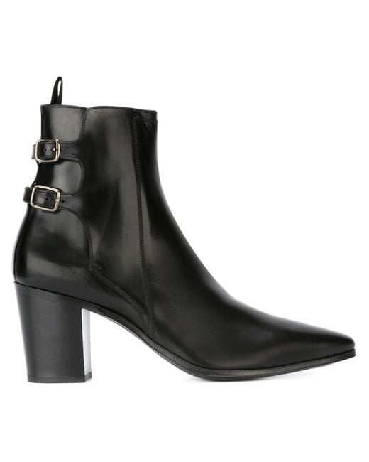 Saint Laurent Black 'french 85' Boots for men