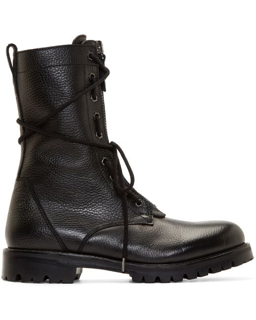 Helmut lang sales combat boots