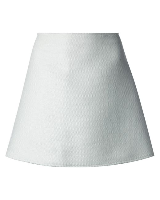 Courreges White Aline Mini Skirt