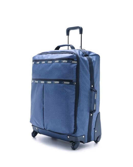 LeSportsac Blue 24'' Rolling Suitcase - Dark Denim Pique
