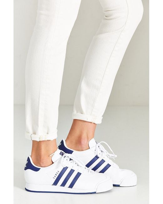 Adidas Originals Samoa Blue Stripe Sneaker