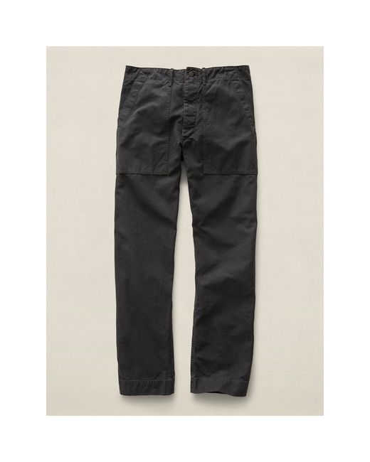 RRL Army Cotton Utility Pant in Black for Men Lyst