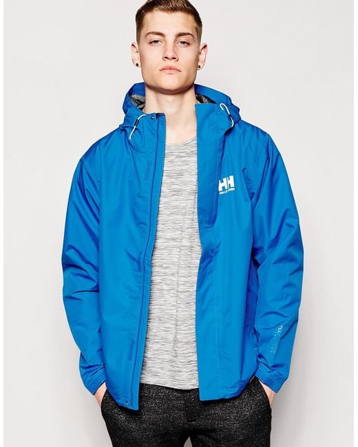Helly Hansen Seven J Rain Jacket in Blue for Men | Lyst