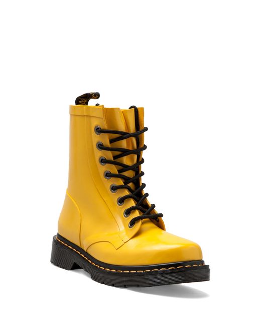 Dr. Martens Drench 8eye Rain Boot in Yellow