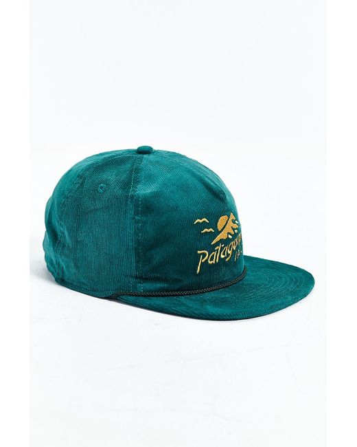 Patagonia Green Coastal Range Corduroy Hat for men
