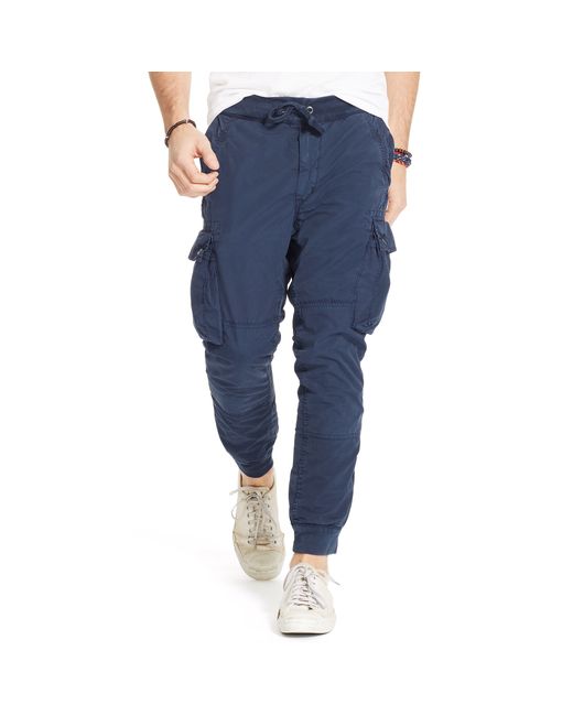 Polo Ralph Lauren Blue Straight-fit Cargo Pant for men