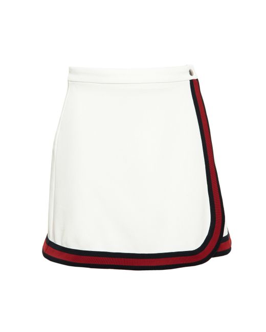 Gucci White Tennis Skirt