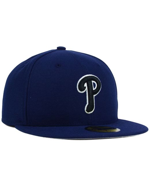 KTZ Blue Philadelphia Phillies C-dub 59fifty Cap for men
